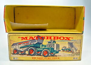 【送料無料】模型車 モデルカー マッチキングサイズダートダンプボックスmatchbox kingsize k02b kw dart dump empty e box