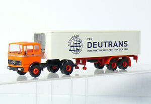 【送料無料】模型車 モデルカー ブレキナデュートランスセミbrekina 81027 veb deutrans mb 1620 semi｜hokushin