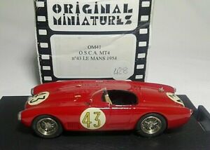 【送料無料】模型車 モデルカー オリジナルミニチュアオスカルマンoriginal miniatures 143 om41 osca mt4 le mans 1954 43画像