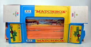 【送料無料】模型車 モデルカー マッチボックスキングサイズクラスコンバインハーベスターボックストップmatchbox kingsize k09b class combine harvester empty f box top|hokushin