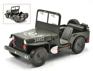 【送料無料】模型車 モデルカー スケールジープウィリーオーバーランド112 scale jeep willy overland handmade detailed us army vehicle gift|hokushin