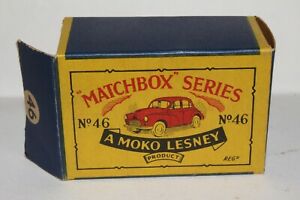 【送料無料】模型車 モデルカー マッチボックスモコレスニーモリスマイナータイプボックスオリジナルmatchbox moko lesney 46a morris minor type b box only, original