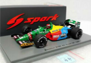 【送料無料】模型車 モデルカー ベネトンフォードブラジルジョニーハーバートスパークモデルbenetton b188 ford 20 brazil gp 1989 johnny herbert spark model 143 s5203