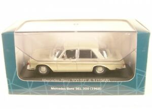 【送料無料】模型車 モデルカー メルセデスベンツmercedesbenz 300 sel 63 white 1968