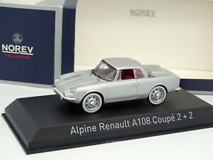 【送料無料】模型車 モデルカー ノレフアルパインルノークーペグリスnorev 143 alpine renault a108 coupe 2 2 gris