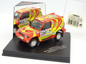 【送料無料】模型車 モデルカー ヴェロシダードパジェロエボラリーグラナダダカルvelocidad skid 143 mitsubishi pajero evo rallye granada dakar 1999 n 230