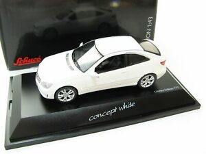 【送料無料】模型車 モデルカー メルセデスベンツコンセプトホワイトシューコmercedes benz clc concept white schuco 07243 143 white cl203 2008｜hokushin