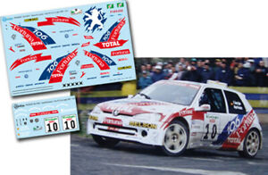 【送料無料】模型車 モデルカー デカールガルシアオヘダプジョーマキシラリーエルコルテイングルスc122 decal 143 garcia ojeda peugeot 106 maxi rally el corte ingles 2001｜hokushin