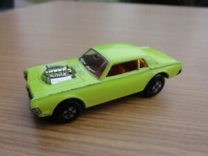 【送料無料】模型車 モデルカー マッチボックスマーキュリークーガーミントmatchbox mercury cougar 1970 nr 62 mint｜hokushin