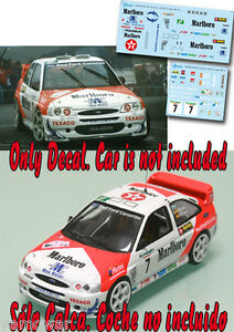 【送料無料】模型車 モデルカー デカールグレゴールフォードエスコートエルコルテイングルスc001 decal 143 gregor stingford escort wrcrally el corte ingles 1998｜hokushin