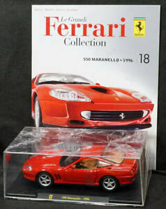 【送料無料】模型車 モデルカー マラネッロディアゴスティーニレグランディフェラーリコレクション18 550 maranello 1996 deagostini 124 les grundy ferrari collection