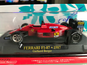 【送料無料】模型車 モデルカー メンタハシェットフェラーリウフィシアレコレゾーネベルガーmenta hachette ferrari f1 ufficiale collezione f187 berger 180