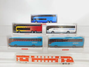 【送料無料】模型車 モデルカー ワイキングメルセデスバスボックスca2200, 5 5x wiking 187h0 mercedes busmb o 404 714 715, very good box｜hokushin