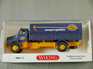 【送料無料】模型車 モデルカー ワイキングシュタールプリッチェンボルボwiking 046201 stahlpritschenlkw volvo n10 asg 187 k49