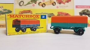 【送料無料】模型車 モデルカー マッチボックスレスニーメルセデストレーラーmatchbox lesney mercedes trailer 2 mib|hokushin