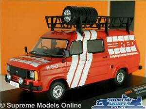 【送料無料】模型車 モデルカー フォードトランジットモデルヴァンレッドラリーサポートford transit mk2 model van red rally support vehicle 143 ixo 1985 rac281x k8