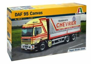 【送料無料】模型車 モデルカー キャンバストラックプラスチックトラックモデルキットイタレリ