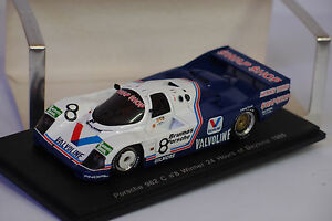 【送料無料】模型車 モデルカー スパークポルシェデイトナspark porsche 962 c 8 winner daytona 1985 143｜hokushin