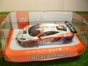 【送料無料】模型車 モデルカー スケールマクラレンガルフレーシングサーキットカー132 scalextric mc laren 12 c gt3 gulf racingcircuit car