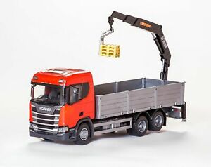 【送料無料】模型車 モデルカー スカニアプリッチェクレーンハイアブクレーンブラックレッド｜hokushin