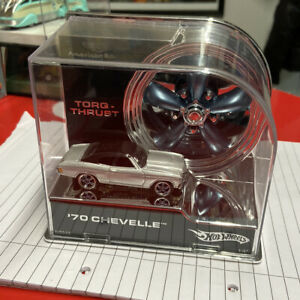 【送料無料】模型車 モデルカー ホットホイールアメリカンレーシングトークスラストシェベルレアルライダーズhotwheels 164 american racing torqthrust 70 chevelle real riders|hokushin