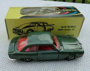 【送料無料】模型車 モデルカー ポリトイズアルファロメオクーペアート143 politoys alfa romeo 2600 coupe gt art 514｜hokushin