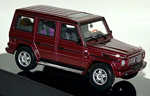 【送料無料】模型車 モデルカー メルセデスベンツワゴンロッソメタリコオートアートmercedes benz g 500 gwagon lwb 19982007 rosso metallico 143 autoart|hokushin