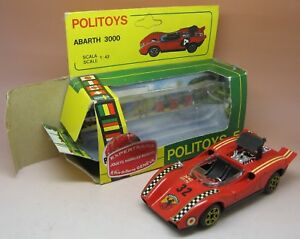 【送料無料】模型車 モデルカー ポリトイズアバルトオリジナルボックスpolitoys e abarth 3000 ref 594 original box｜hokushin