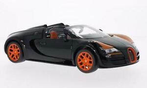 【送料無料】模型車 モデルカー ブガッティヴェイロングランドスポーツヴィテッセブラックスケールラスター|hokushin