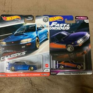 【送料無料】模型車 モデルカー ホットホイールスティシルビアセットhot wheels 22b sti silvia set