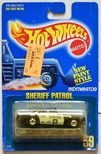 【送料無料】模型車 モデルカー ホットホイールブラウカルテパトロールタンポヘルブラウンhot wheels 1989 blau karte sheriff patrol 59 in tampo w hellbraun int 17 w｜hokushin