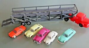 【送料無料】模型車 モデルカー ジューゲアンティグオマイクロノレフトランスポーターオートトターウニックベルエスタドjuguete antiguo 187 43 micro norev transporte auto tractor unic , 60 bel estado