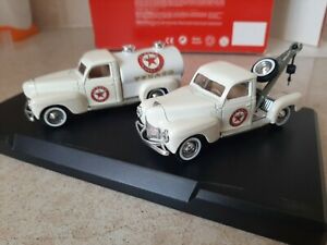 【送料無料】模型車 モデルカー ゲージダッジトウタンカートラックピックアップオールホワイトテキサコセット