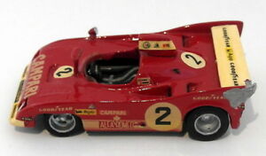 【送料無料】模型車 モデルカー ジョンデイスケールホワイトメタルアルファロメオレッドjohn day 143 scale white metal 1973 alfa romeo 33 tt 12 red