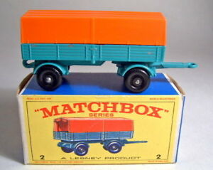 【送料無料】模型車 モデルカー マッチボックスメルセデストレーラーボックスモールドmatchbox rw 02d mercedes trailer 1 mold with box