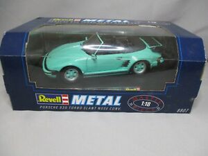 【送料無料】模型車 モデルカー ポルシェターボグリーンメタルトレボンイータットdv9272 revell 118 porsche 930 turbo green metal ref 8807 tres bon etat