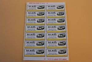 【送料無料】模型車 モデルカー タブラエクスエチケタペガティナポルシェエンサヤオスルマンヘコpx 1 tabla 14 ex etiqueta pegatina porsche 917lh ensayos le mans 1971 heco