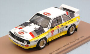 【送料無料】模型車 モデルカー スケールモデルスパークモデルアウディクワトロパイクスピーク143 scale model car spark model audi quattro s1 n1 winner pikes peak