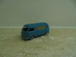【送料無料】模型車 モデルカー マッチボックスレギュラーホイールバスマイクロバスイングランドmatchbox regular wheels no 34 vw bus t1 microbus england 1957｜hokushin