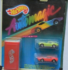 【送料無料】模型車 モデルカー ホットホイールオートマジックフェラーリコルベットアベックhot wheels automagic ferrari 308 corvette avec