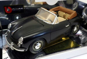 【送料無料】模型車 モデルカー ブラゴスケールポルシェカブリオレブラック｜hokushin