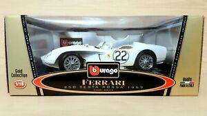 【送料無料】模型車 モデルカー フェラーリレッドヘッドブラゴメイドインイタリアゴールドコレクションferrari 250 red head 1957 118 bburago burago made in italy gold collection