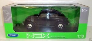 【送料無料】模型車 モデルカー ウェリーフォルクスワーゲンクラシックビートルブラック