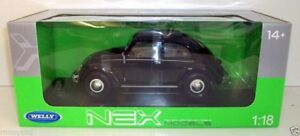 【送料無料】模型車 モデルカー ウェリーフォルクスワーゲンクラシックビートルブラック