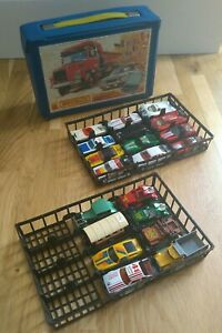【送料無料】模型車 モデルカー ヴィンテージキャリーケースマッチボックスvintage toy cars and carry case matchbox