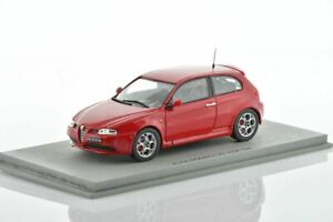 【送料無料】模型車 モデルカー アルファロメオレッドスパークalfa romeo 147 gta red 143 spark s0485