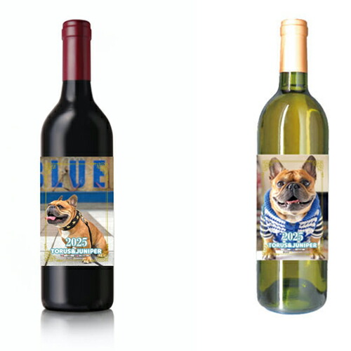 【予約販売】 フレンチブルドッグ犬のtorus トーラス 2025年 紅白ワイン 720ml WW2540-041