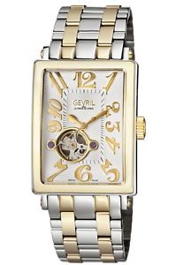 腕時計 ウォッチメンズアメリカトーンカラースチールアベニューgevril mens 5073b avenue of americas intravedre automatic twotone steel watch 腕時計 ウォッチメンズアメリカトーンカラースチールアベニューgevril mens 5073b avenue of americas intravedre automatic twotone steel watch