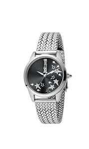キャバリクロックアナログシルバーステンレススチールストラップjust cavalli orologio donna analogico argento cinturino acciaio jc1l042m0065 キャバリクロックアナログシルバーステンレススチールストラップjust cavalli orologio donna analogico argento cinturino acciaio jc1l042m0065