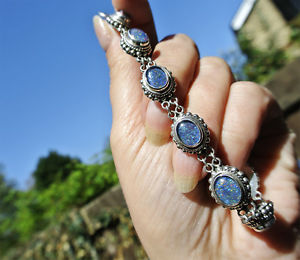 送料無料 ブレスレット アクセサリ オパールブレスレットsterling Silver Honesty Opal Bracelet あさくさ福猫太郎 送料無料 ブレスレット アクセサリ オパールブレスレットsterling Silver Honesty Opal Bracelet あさくさ福猫太郎